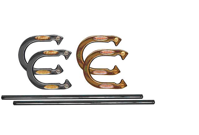 brass horse shoes