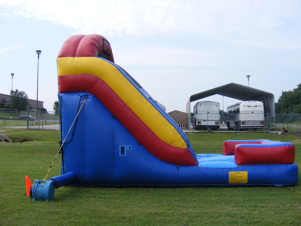 giant water slide-side view