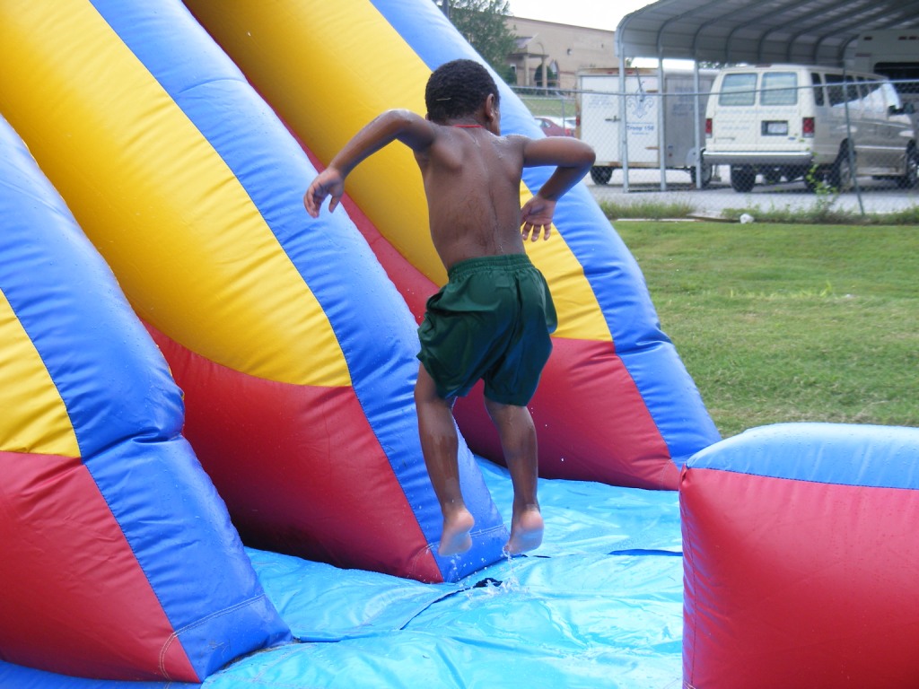 water slide